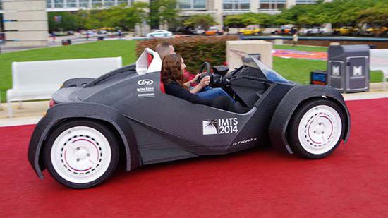 全球首款3D打印汽车问世 最高时速达80公里